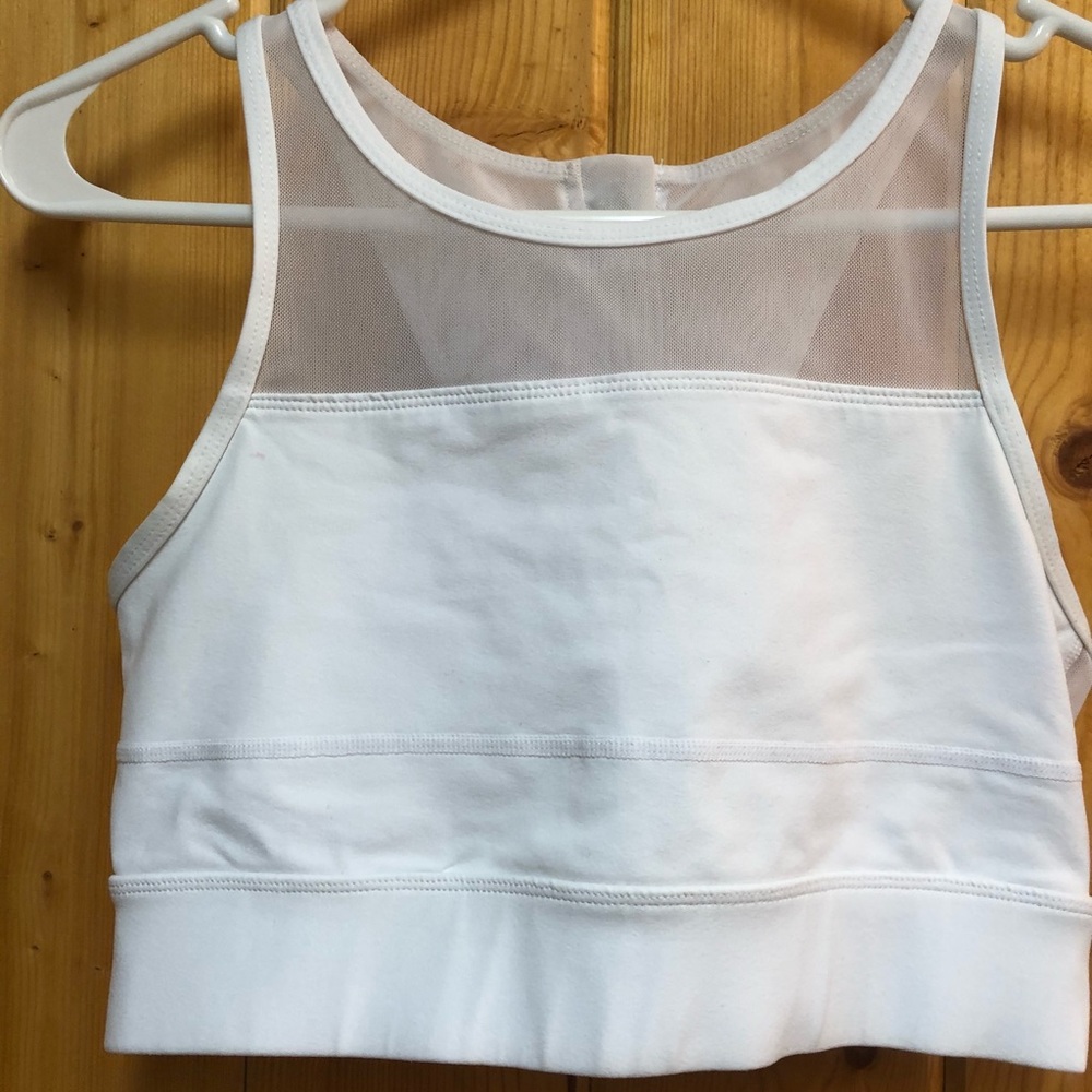 Zyia White All Star Bra size medium